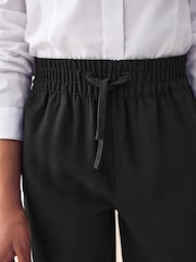Black Pull-On Crepe Wide Leg Trousers (9-18yrs) - Image 5 of 6