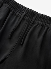 Black Pull-On Crepe Wide Leg Trousers (9-18yrs) - Image 8 of 8