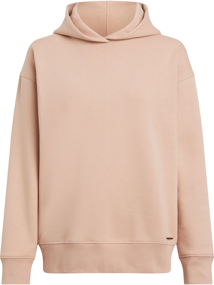 Calvin Klein Brown Relaxed Fleece Hoodie - Image 5 of 5 Calvin Klein Brown Relaxed Fleece Hoodie - Image 5 of 5