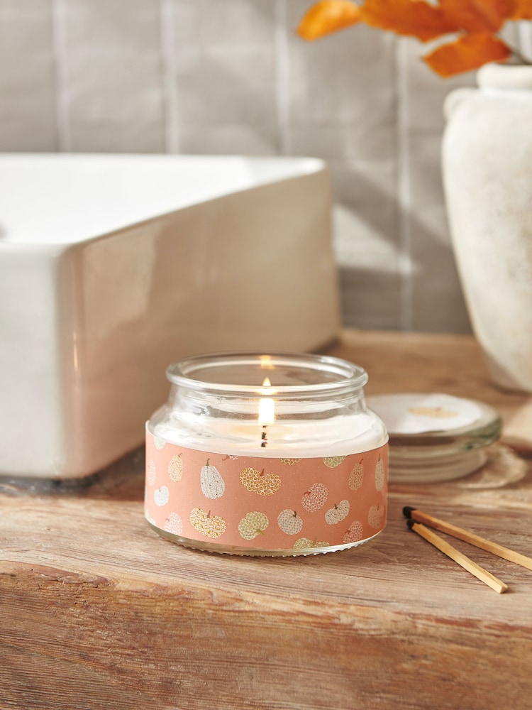 Orange Pumpkin And Maple Scented Jar Candle - Image 1 of 4