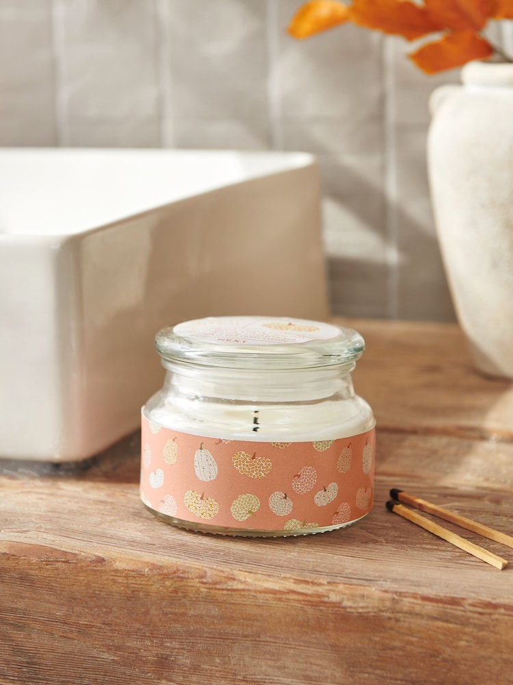 Orange Pumpkin And Maple Scented Jar Candle - Image 2 of 4