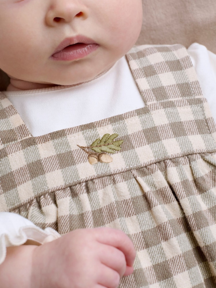 Mamas & Papas Gingham Dress & Bodysuit Set - 画像 2 / 2 Mamas & Papas Gingham Dress & Bodysuit Set - 画像 2 / 2