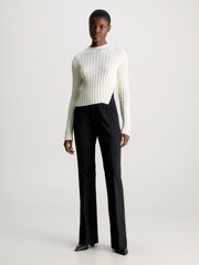 Pulover Calvin Klein din amestec de bumbac - Image 3 of 6