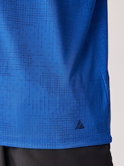Cobalt Blue Active Gym Printed Training T-Shirt - Image 3 of 7