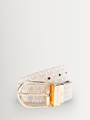 Michael Kors White 38mm Reversible Belt - Image 1 of 6