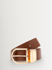 Michael Kors White 38mm Reversible Belt - Image 4 of 6
