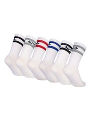 Converse White Crew Sock 6 Pack - Image 1 of 3