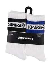 Converse White Crew Sock 6 Pack - Image 3 of 3