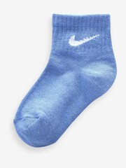 Nike Purple Infant Swoosh Ankle Socks 6 Pack - Image 2 of 7