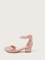 Monsoon Pink Pearl Two Part Heels - Image 1 of 3