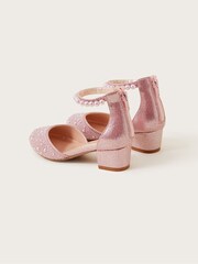 Monsoon Pink Pearl Two Part Heels - Image 3 of 3