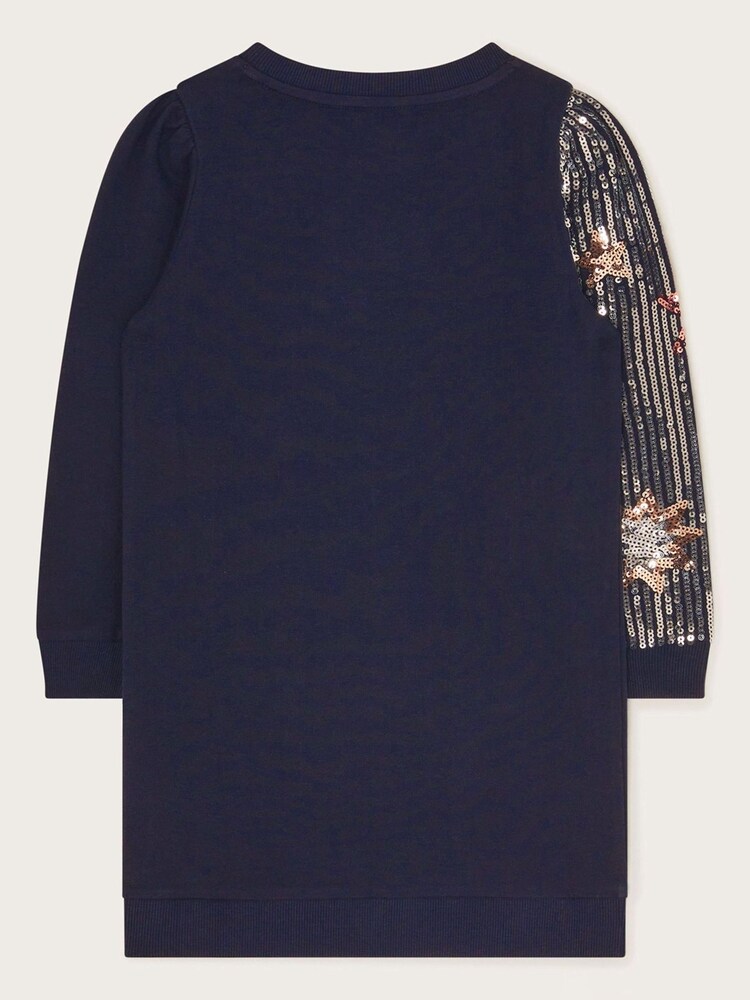 Monsoon Blue Sequin Star Embellished Tunic - Image 2 of 3