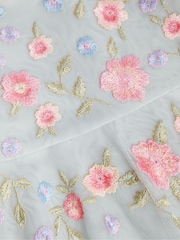 Monsoon Green Baby Luna Embroidered Dress - Image 1 of 3