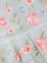 Monsoon Green Baby Luna Embroidered Dress - Image 3 of 3