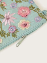 Monsoon Green Luna Embellished Flower Bag - Image 3 of 5