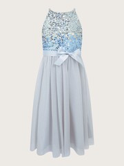 Monsoon Blue Ombre Sequin Truth Dress - Image 1 of 3