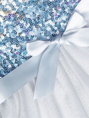 Monsoon Blue Ombre Sequin Truth Dress - Image 3 of 3