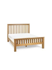 Julian Bowen Oak Mallory High Footend Wooden Bed - Image 2 of 2