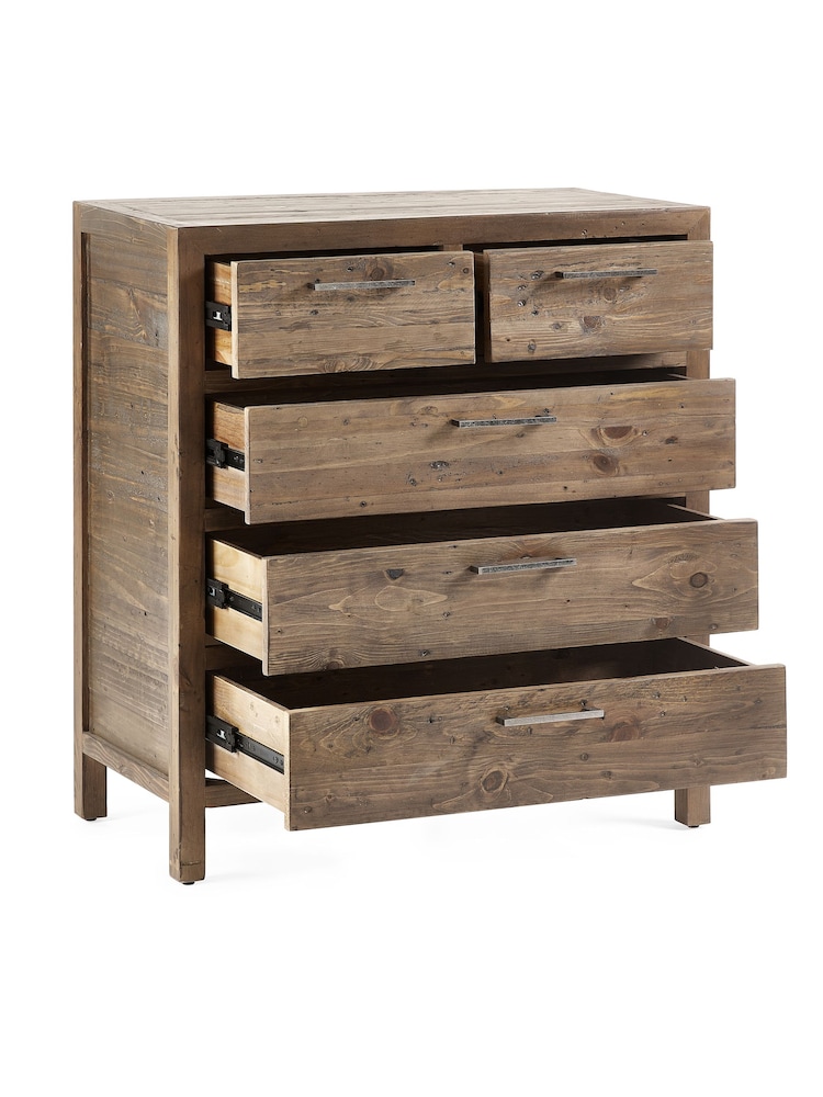 Julian Bowen Cashew Heritage Chest of Drawers - Image 6 of 6