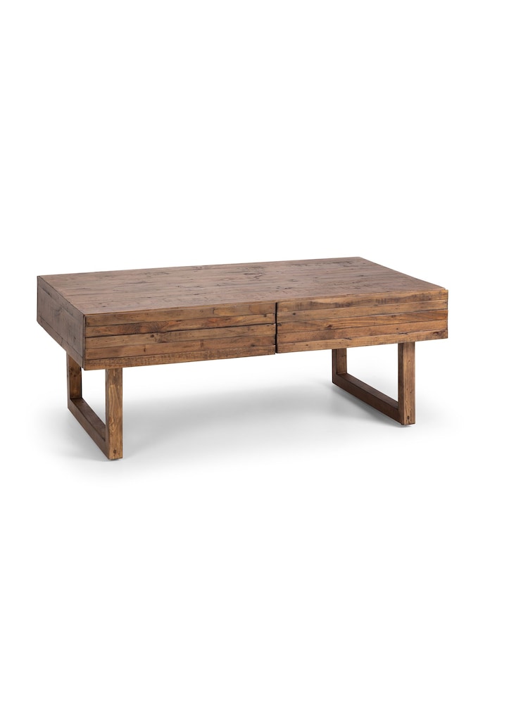 Julian Bowen Cashew Woburn 2 Drawer Coffee Table - Image 2 of 6
