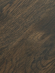 Julian Bowen Dark Oak and Metal Brooklyn Bar Table - Image 5 of 6