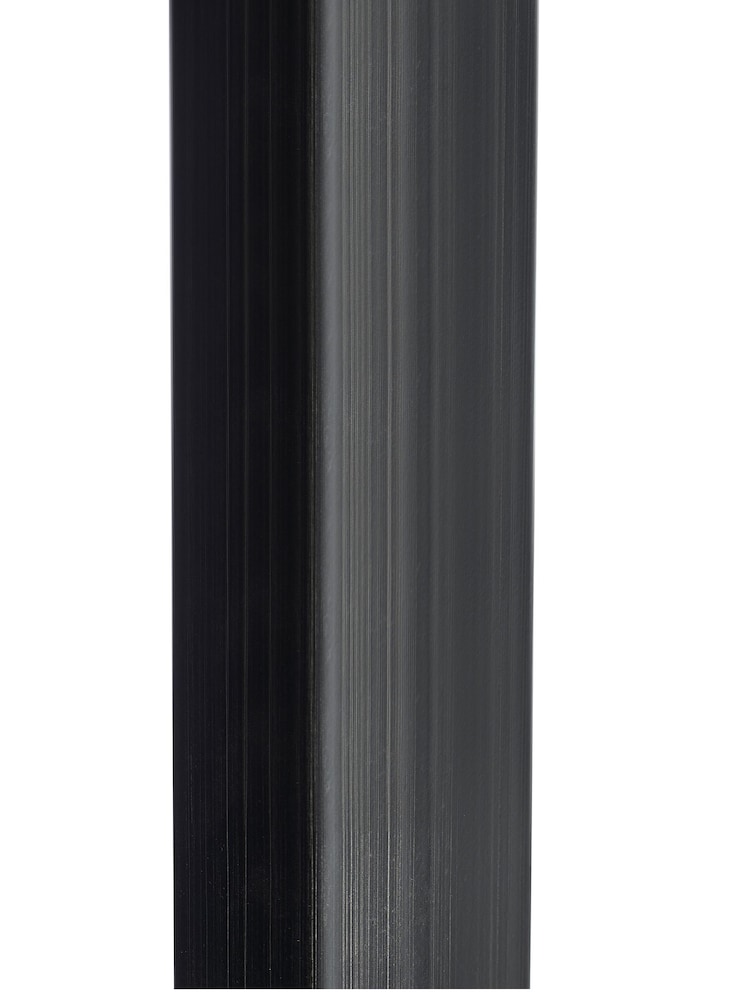 Julian Bowen Dark Oak and Metal Brooklyn Bar Table - Image 6 of 6