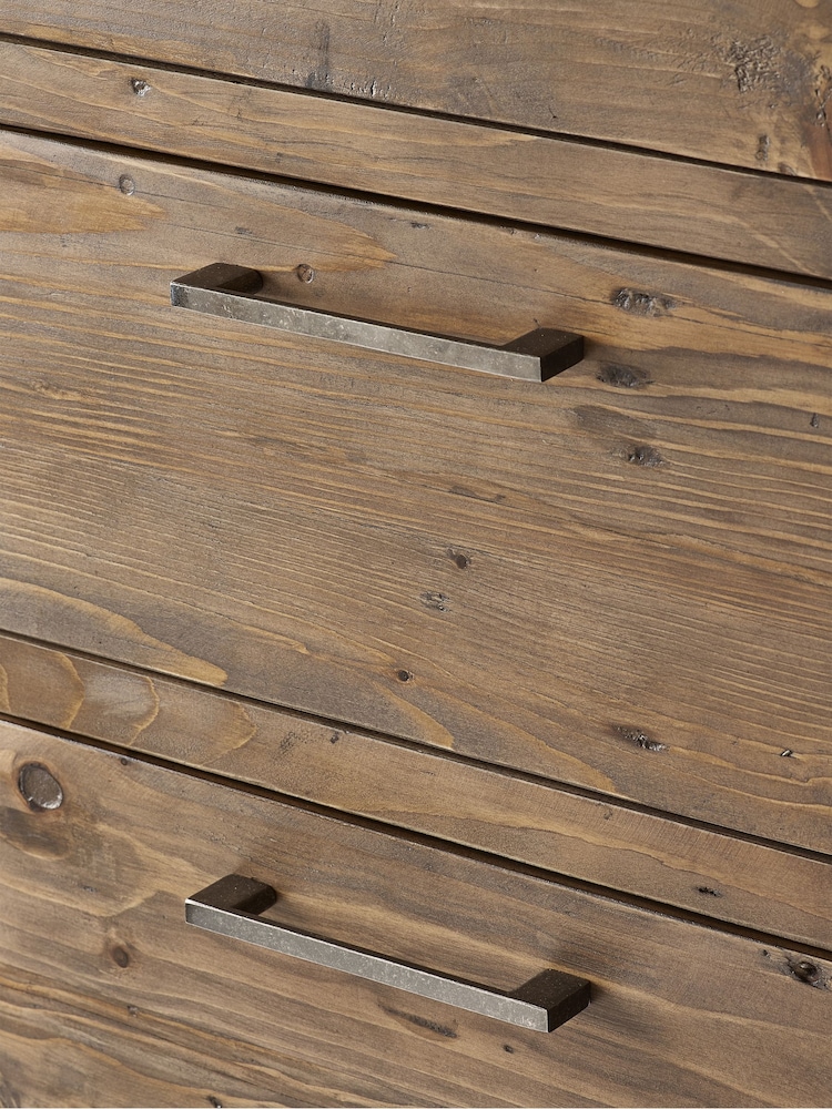 Julian Bowen Cashew Heritage 5 Drawer Tallboy - Image 2 of 5