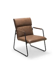 Julian Bowen Brown Gramercy Chair - Image 2 of 4