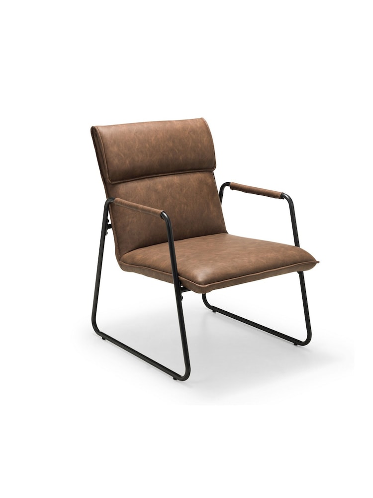 Julian Bowen Brown Gramercy Chair - Image 2 of 4