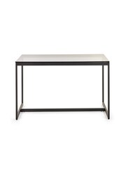 Julian Bowen Smoked Glass and Black Chicago Dining Table - Image 3 of 3