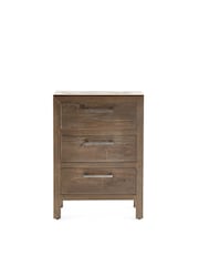 Julian Bowen Cashew Heritage 3 Drawer Bedside - Image 4 of 6