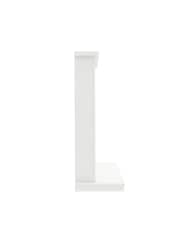Be Modern White Madalyn Micro Marble Electric Fireplace - Image 4 of 5