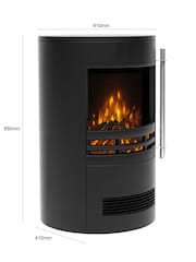 Be Modern Black Tunstall Freestanding Electric Stove - Image 6 of 7