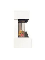 Be Modern Ash White Avant Wall Mounted Electric Fire - Image 6 of 6