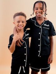 Personalised Jersey Short Pyjamas - Image 1 of 1