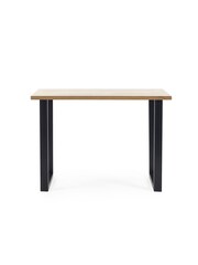 Julian Bowen Oak and Metal Brooklyn Bar Table - Image 3 of 5