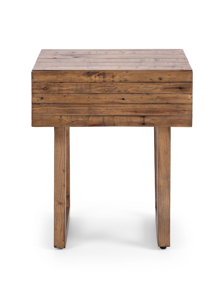 Julian Bowen Cashew Woburn 1 Drawer Lamp Table - Image 2 of 6