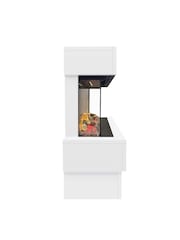 Be Modern Ash White Avant Timber Electric Fireplace - Image 5 of 6
