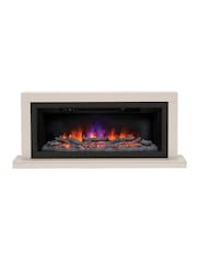 Be Modern White Elyce Grande Wall Mounted Electric Fire - Image 3 of 6