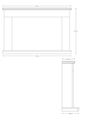 Be Modern White Carter 52 Micro Marble Electric Fireplace - Image 5 of 5
