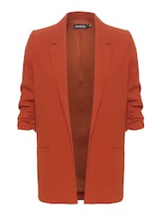 Soaked in Luxury Shirley 3/4 Sleeve Open Front Blazer - Image 5 of 6