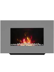 Be Modern Grey Azonto Wall Mounted Electric Fire - Image 2 of 3