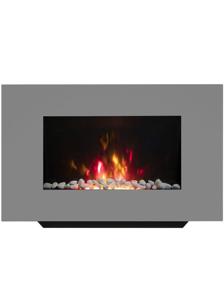 Be Modern Grey Azonto Wall Mounted Electric Fire - Image 2 of 3