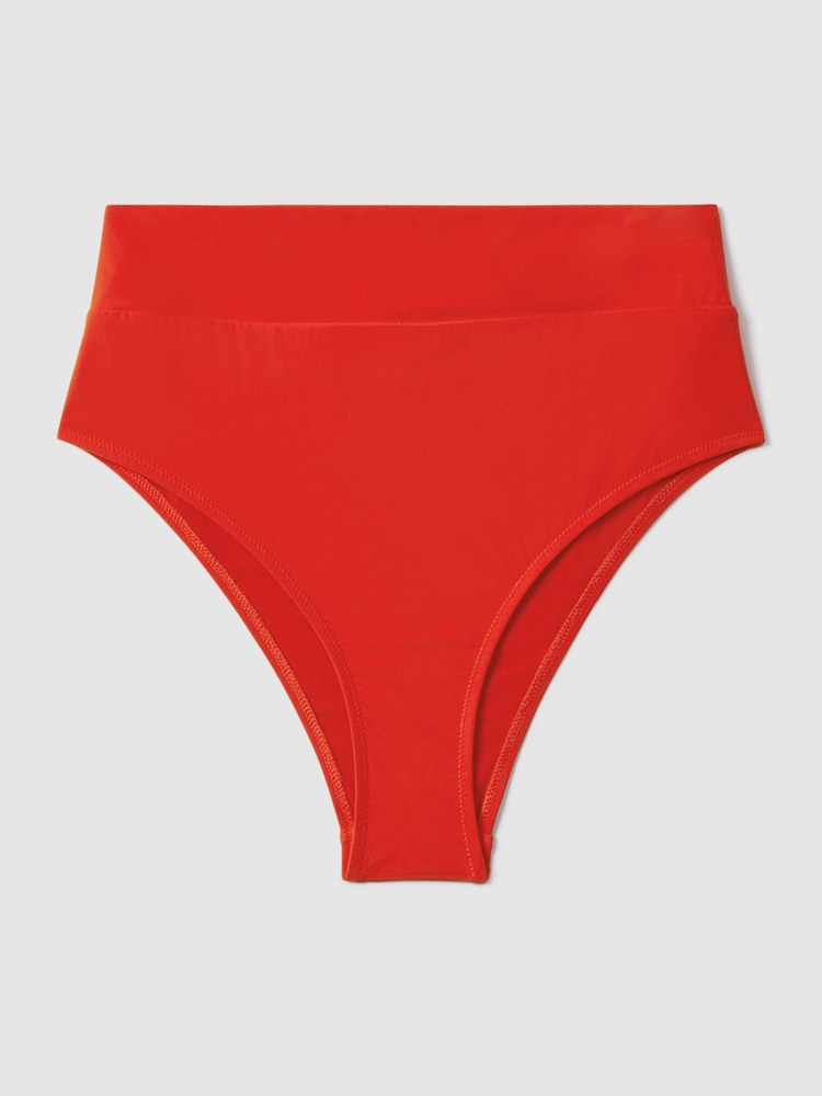 Reiss Red Annie High Rise Bikini Bottoms - Image 2 of 5