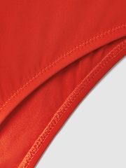 Reiss Red Annie High Rise Bikini Bottoms - Image 5 of 5