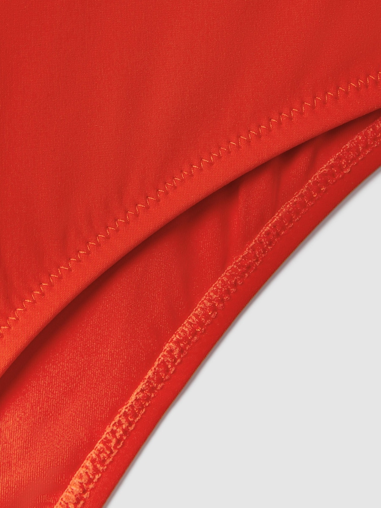 Reiss Red Annie High Rise Bikini Bottoms - Image 5 of 5