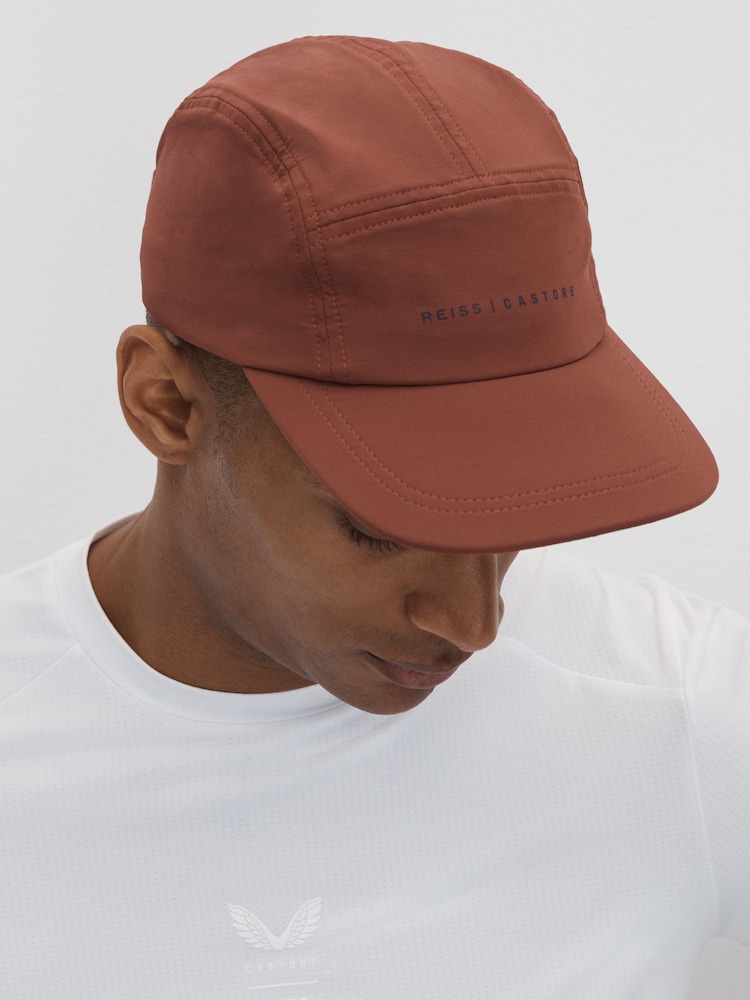 Rostbraun - Reiss Remy Castore Wasserabweisende Baseball-Cap - Bild 2 von 4 Rostbraun - Reiss Remy Castore Wasserabweisende Baseball-Cap - Bild 2 von 4