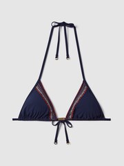 Top de bikini de triángulo bordado Marissa de Reiss - Imagen 2 de 4