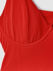 Reiss Red Amber Underwired Tie Back Swimsuit - Image 5 of 5
