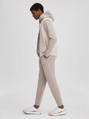 Reiss Off White Emmett Leather Suede Running Trainers - Image 2 of 5